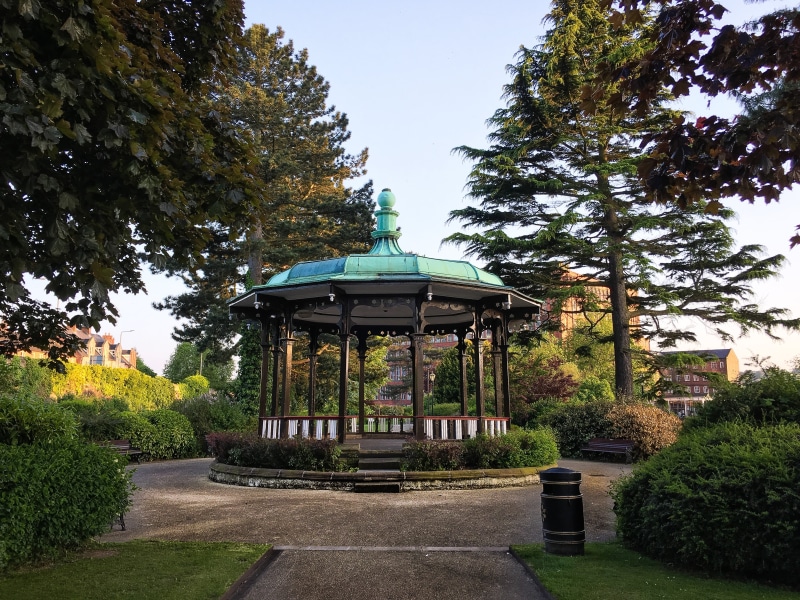 sky, countryside, built structure, england, tree, tourism, no people, peak, architecture, band, grass, trees, belper, 4K, ornamental garden, derbyshire