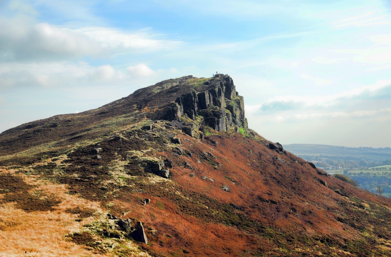 climbing, rock - object, staffordshire, peak, park, england, outdoors, countryside, mountain peak, national, non-urban scene, 4K, cloud - sky, rock, mountain range