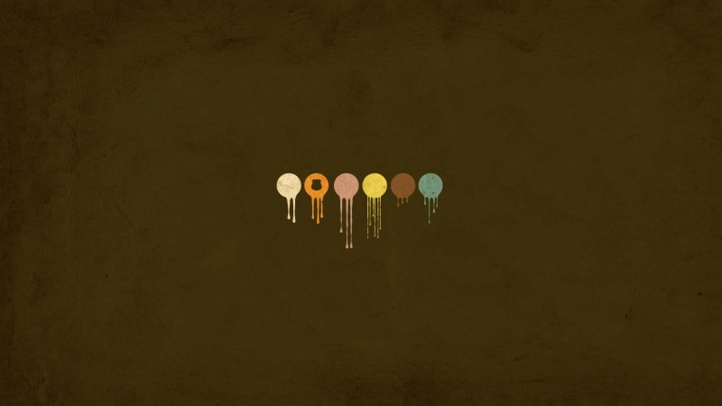blue, digital art, pink, built structure, orange, glowing, Quentin Tarantino, no people, badge, repetition, arrangement, grunge, in a row, wood - material