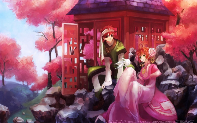 event, festival, women, celebration, traditional clothing, Tsubasa: Reservoir Chronicle, group of people, people, building exterior, outdoors, costume