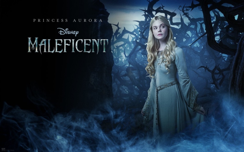Maleficent, Elle Fanning, Princess Aurora, Disney, 720P, Movie