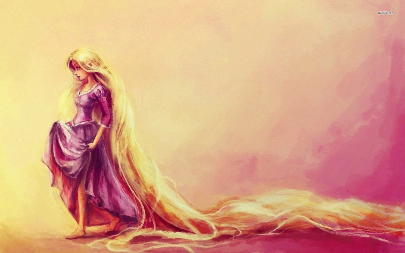 princess, clothing, women, Tangled, long hair, hairstyle, beautiful woman, young adult, real people, motion, Rapunzel, lifestyles, blond hair, blonde, indoors