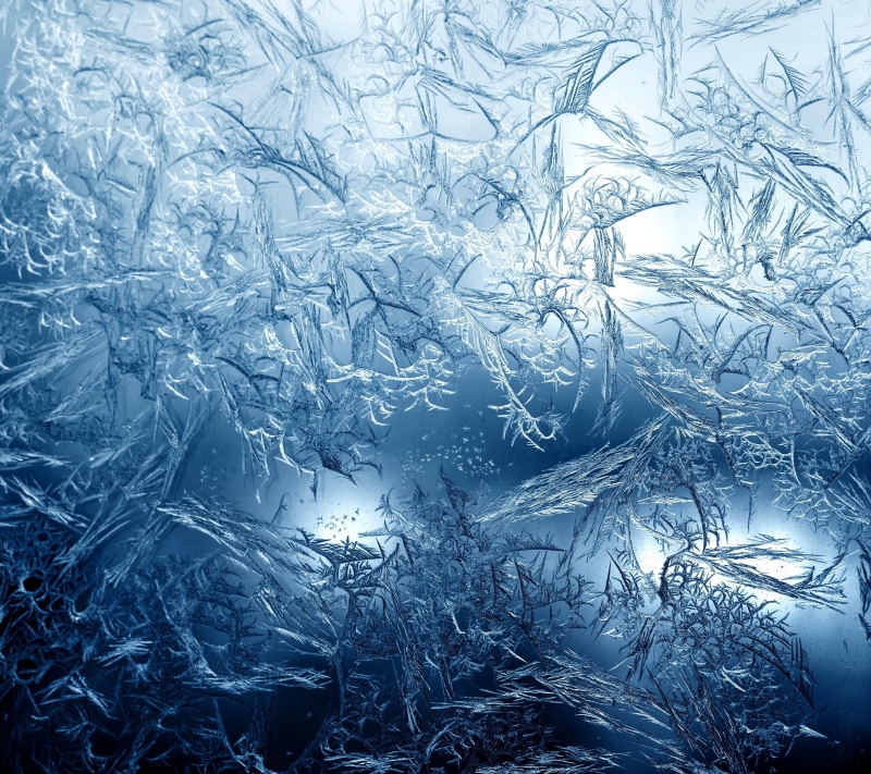 weather, glass - Material, white, frozen, ice Crystal, crystal, season, window, photography, bright, beauty in nature, tranquility, plant, day, abstract