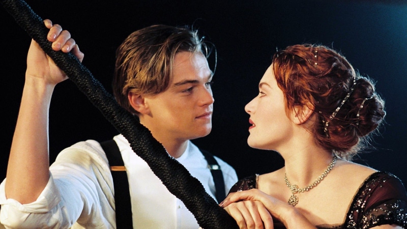 Jack dawson, headshot, young women, profile view, brown hair, togetherness, men, women, hairstyle, Leonardo dicaprio, beauty, young adult, nightlife, Titanic