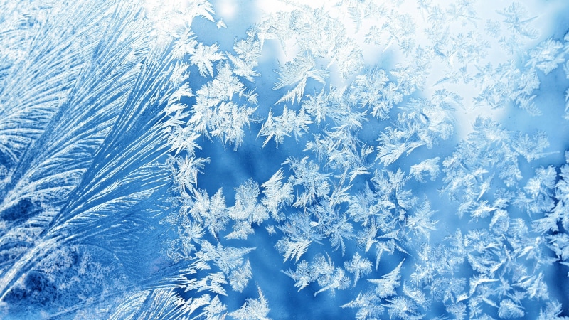 4K, full frame, climate, frosted glass texture  hd, white color, no people, christmas, abstract backgrounds, nature, ice crystal, environment, pattern