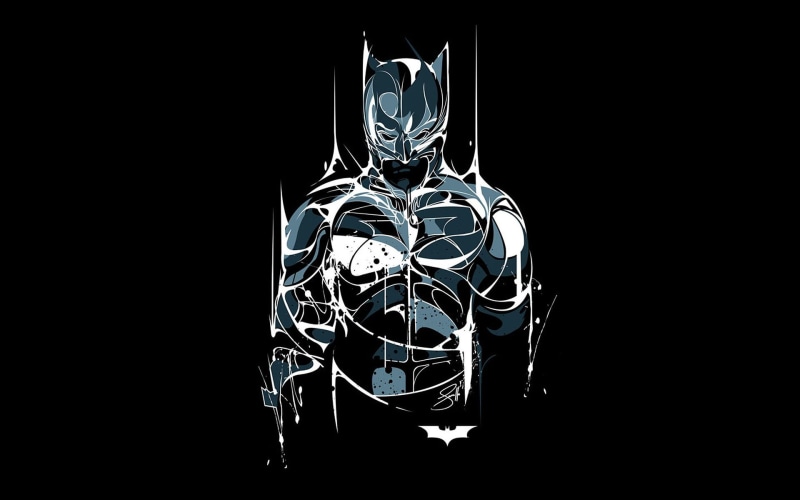 DC Comics, Batman, black background, metal, fan art, dark, sport, 1080P, no people, white color, illuminated, cut out, art and craft, hanging, copy space