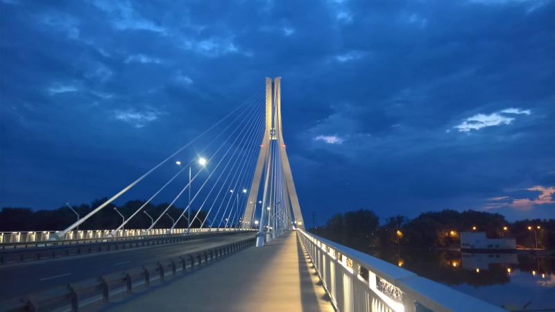 nightly, suspension bridge, water, nature, cable-stayed bridge, cloudy, clouds, illuminated, engineering, direction, bridge - man made structure, outdoors