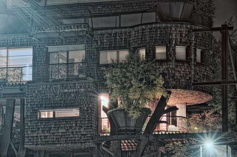 built structure, illuminated, industry, torino, real people, green, building exterior, outdoors, day, factory, tree, nature, piedmont, urban, turin, building