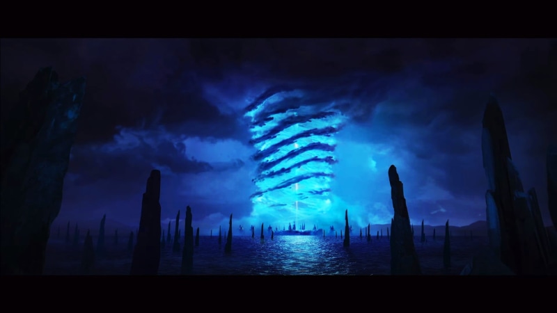 nature, illuminated, sky, night, beauty in nature, Total War: Warhammer II, no people, panoramic, textured effect, dark, transfer print, tranquil scene