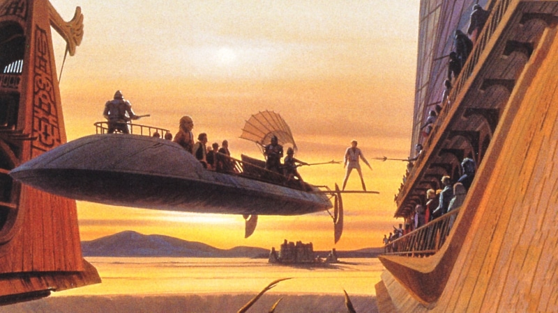 chewbacca, tatooine, ralph, wars, mcquarrie, hd, skywalker, luke, x, art, star, solo, han, desert, nature, 1080P, deserts, Star Wars