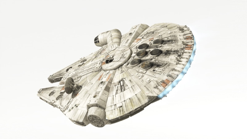 Millennium Falcon, Star Wars, Star Wars: Battlefront, spaceship, 1080P, Han Solo