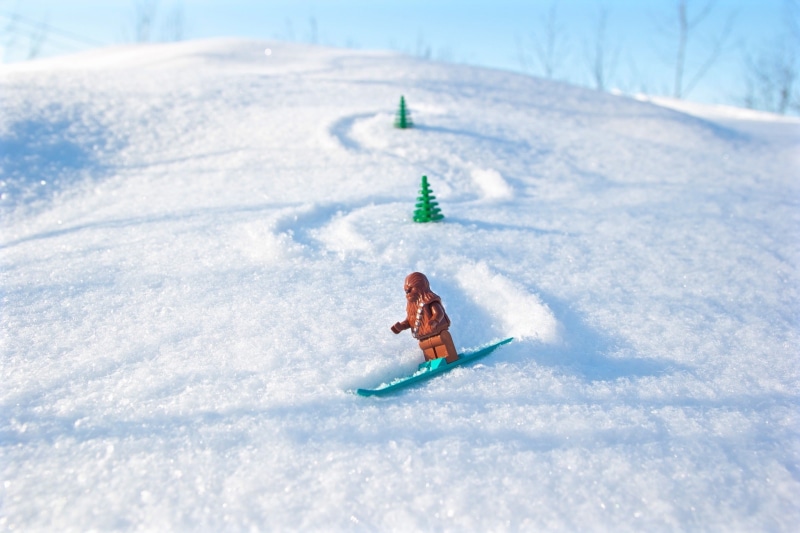 snow, Harri Himanen, Chewbacca, LEGO, 1080P, Star Wars, toys, snowboarding, humor