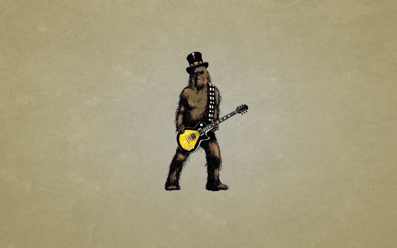 holding, people, one Person, colored Background, 1080P, dark background, activity, gun, Star Wars, rifle, illustration, riding, armed Forces, guitar, glasses