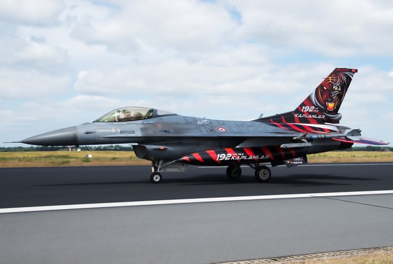 Turkish Armed Forces, Turkish Air Force, tiger, military airplane, airport, military, plane, no people, outdoors, military aircraft, side view, aerospace industry