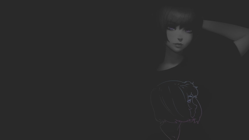 texture, 720P, anime girls, selective coloring, anime, illustration, dark background, Ilya Kuvshinov, monochrome, minimalism