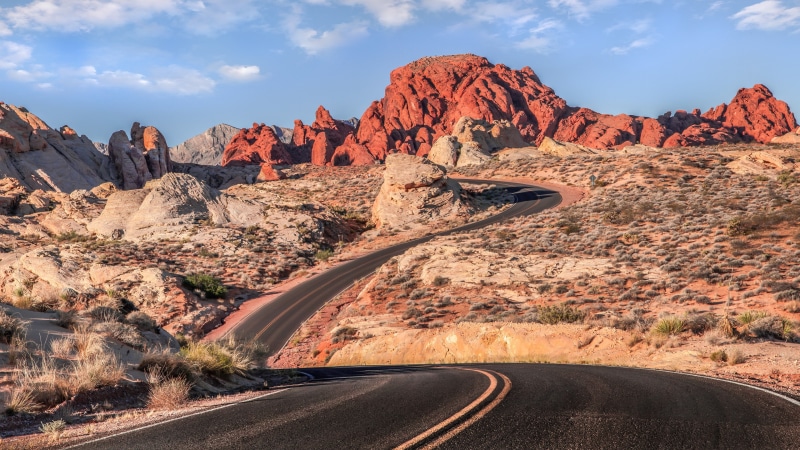 direction, travel destinations, beauty in nature, Desert, shadow, solid, landscape, sky, non-urban scene, rock - object, Nevada, arid climate, Warm Colors