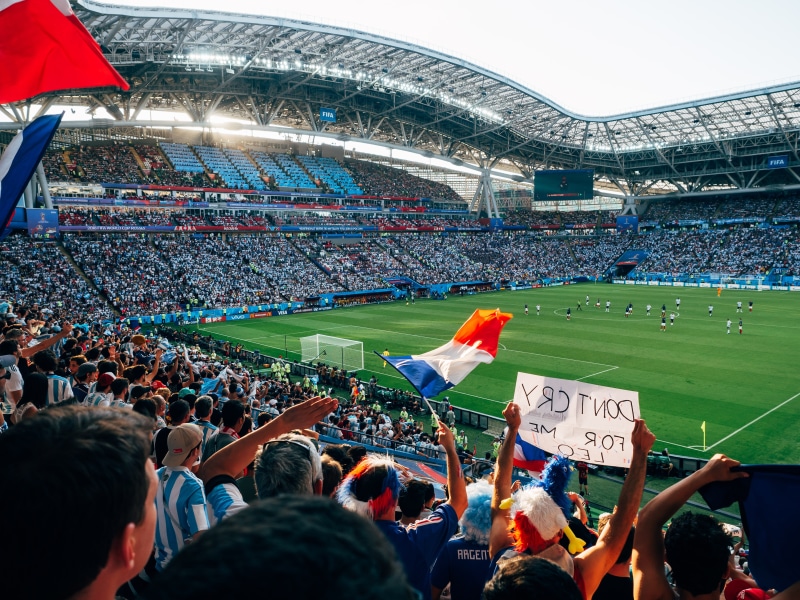 outdoors, stadium, cup, 4K, sport, emotion, world cup, real people, large group of people, excitement, 2018, fifa, competition, argentina, people, fan