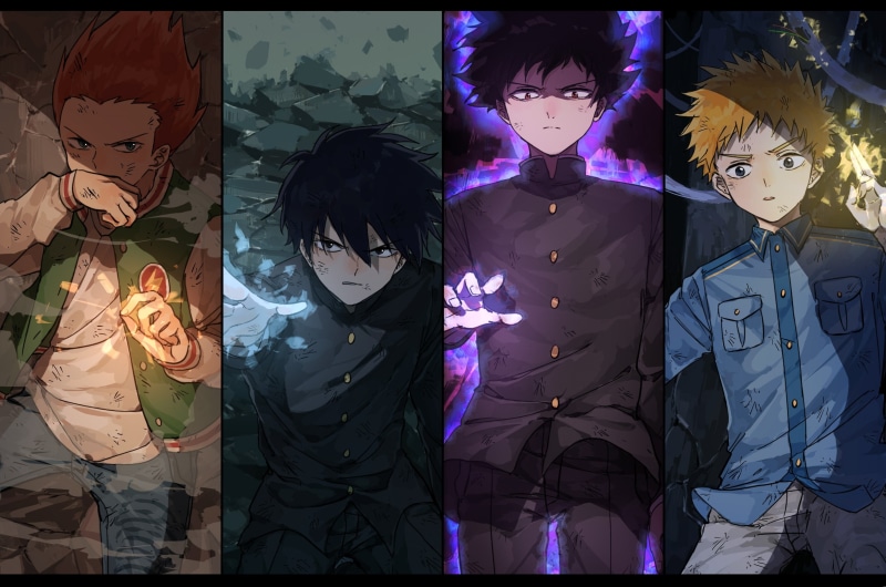 Anime, Teruki Hanazawa, Ritsu Kageyama, 2K, Mob Psycho 100, Shigeo Kageyama, Sho Suzuki