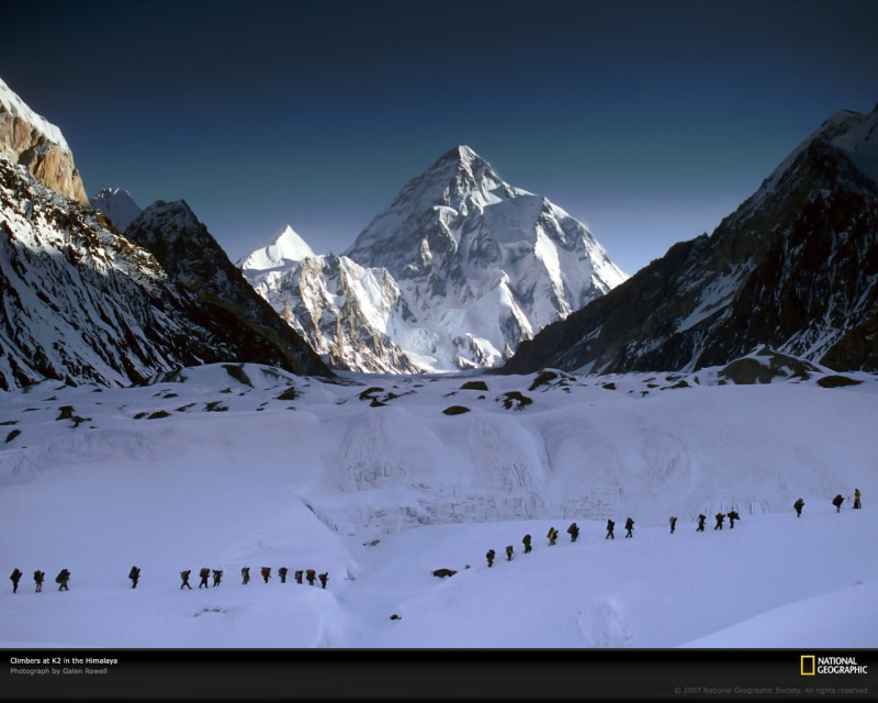 nature, landscape, mountains, climbing, hd, 720P, snow, hiking