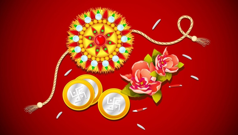 flowering plant, bandhan, ornate, studio shot, art and craft, flower, food, festival, 720P, holiday, decoration, colored background, Raksha Bandhan, drink