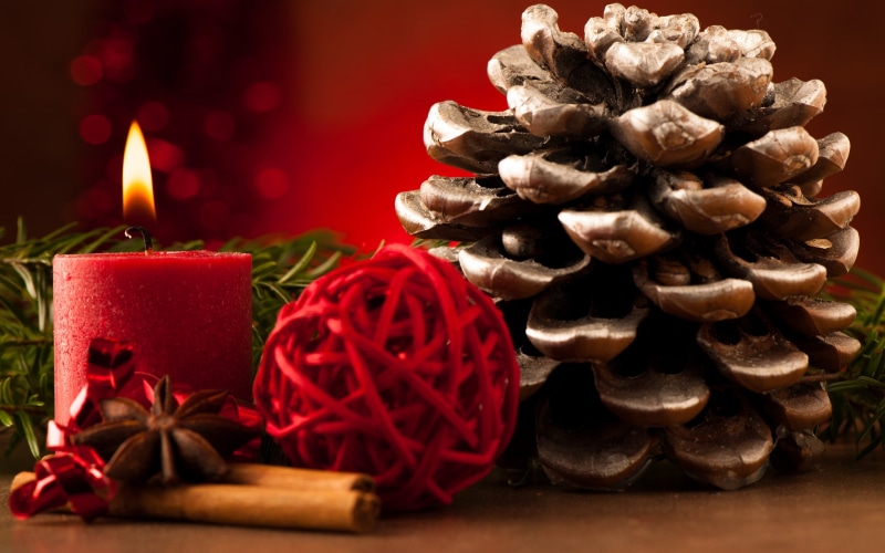 New Year, decorations, holiday decorations, Christmas, 2K, winter, holiday