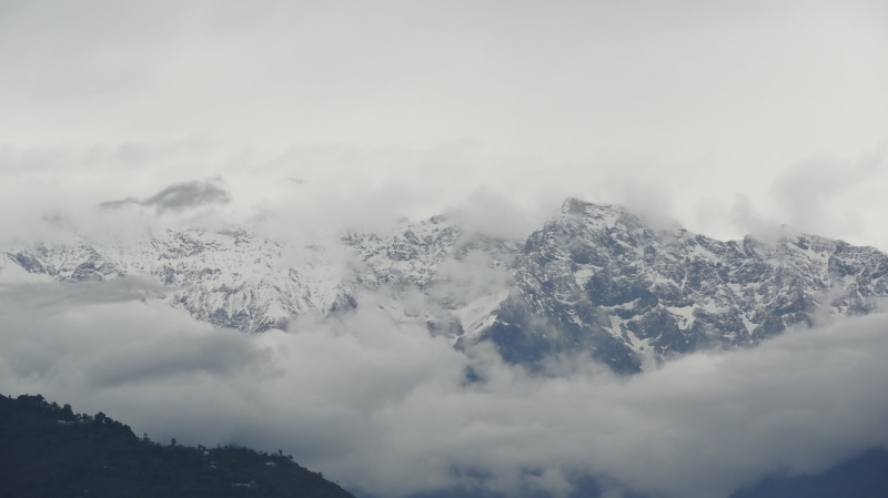 environment, landscape, 4K, azad-kashmir, outdoors, beauty in nature, mountain, day, cloud - sky, tree, white color, sky, scenics - nature, tranquility