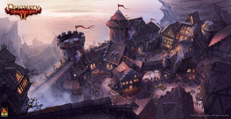 belief, Original sin 2, place of worship, Celebration, building exterior, water, architecture, Art, 8K, travel destinations, no people, Divinity: Original Sin 2