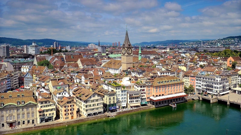720P, beautiful, cityscape, switzerland, zurich