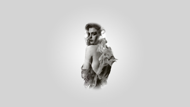 model, young women, one person, Anne Hathaway, leisure activity, pencil, one animal, young adult, 1080P, double exposure, woman, front view, full length