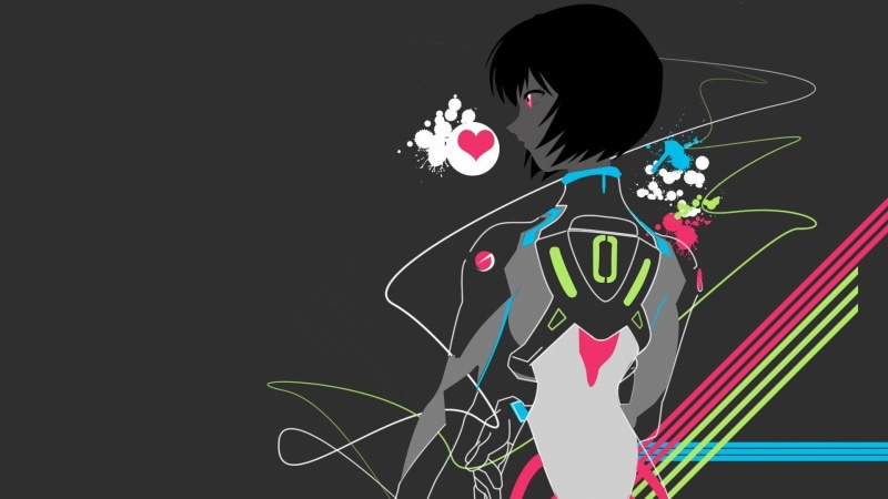 flowering plant, one person, headphones, side view, woman, colorful, creativity, exposure, black, illustration, wireless technology, flower, white, 1080P
