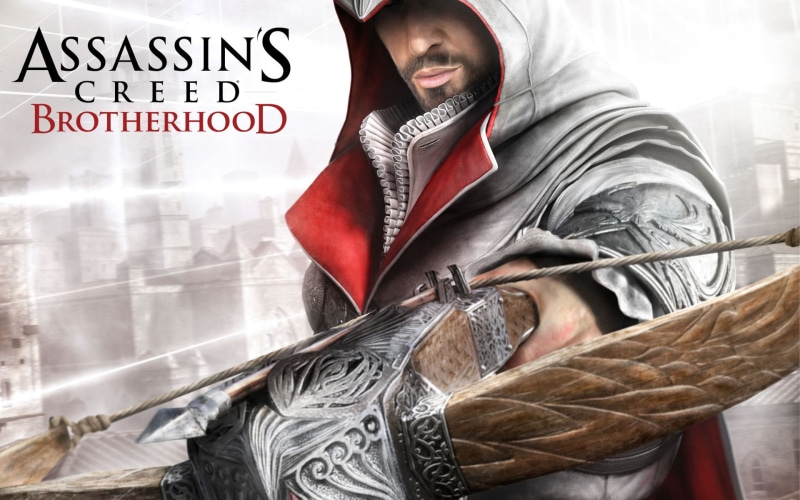 young men, architecture, communication, sign, males, Assassins Creed, message, video games, cover, business, s, city, red, clothing, adult, Assassins Creed: Brotherhood