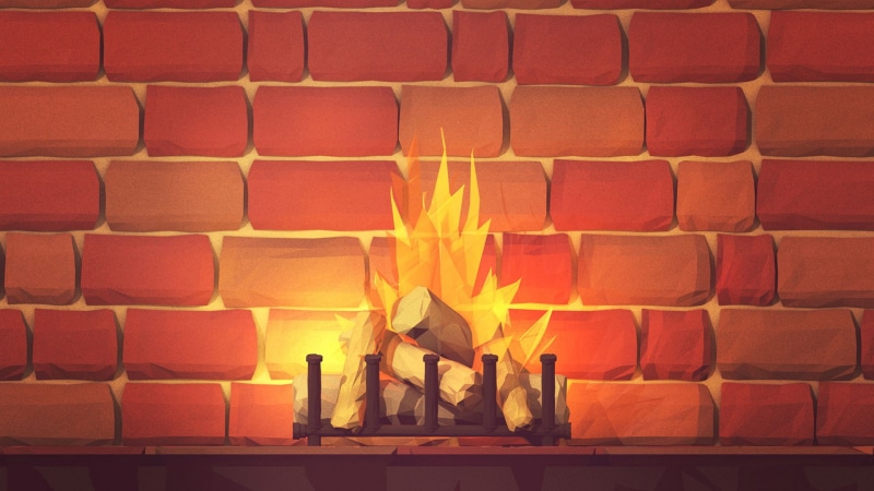 fire, brick, art, fireplace, hd, wall, place, 1080P, painting, polygon, digital/artwork