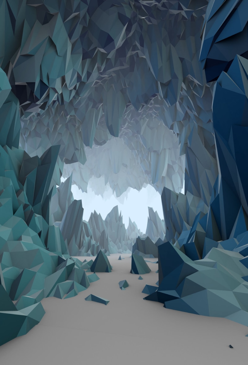 mountains, 2K, polygon, low poly, sand, art