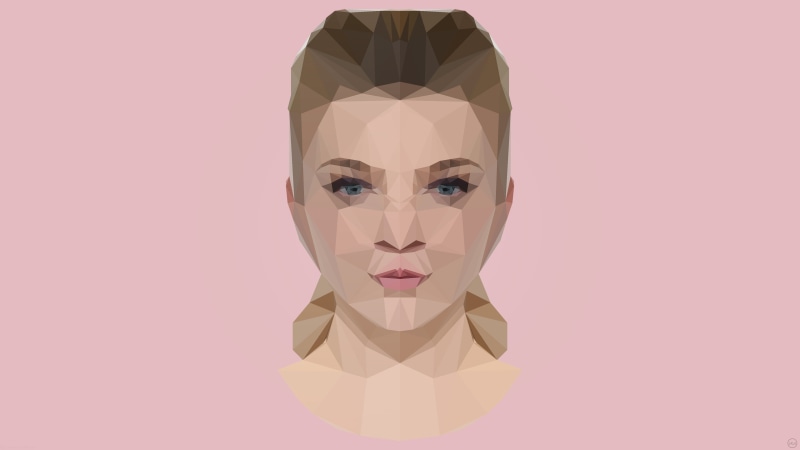 Natalie Dormer, natalie, 4K, polygon art, Dormer, minimalism