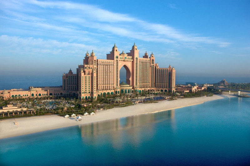 the hotel, UAE, Dubai, the city, LANDSCAPE, Atlantis, Jumeirah, Palma, the Palm, 5K, SEA