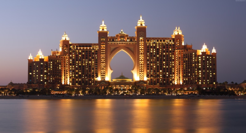 The Palm, Hotel, Atlantis, 5K, 6K, Dubai