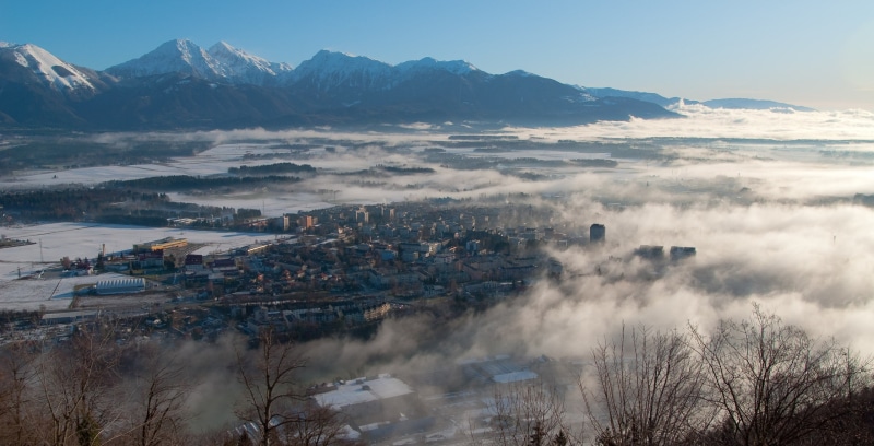2K, mountains, Slovenia, Kranj, winter