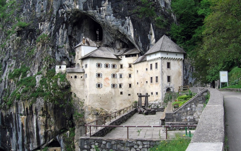 1080P, castle, slovenia, predjama, travel and world