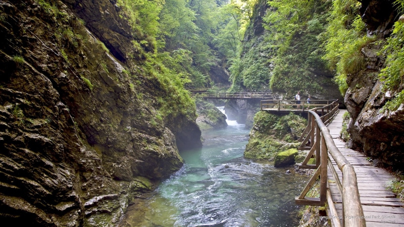 vintgar, 2K, national, gorge, Nature, slovenia, park, triglav