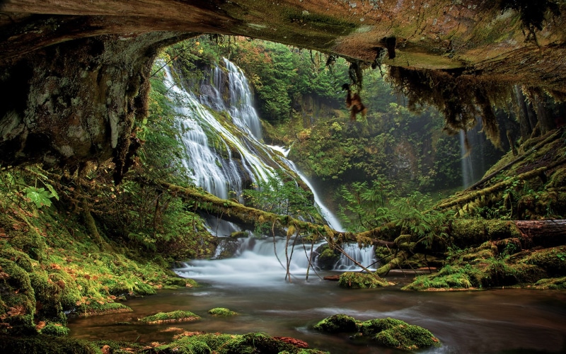 oregon, creek, panther, 1080P, lanscape, columbia, photo, gorge, falls, river