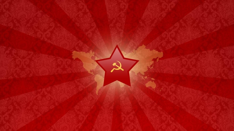 hammer, flag, soviet, star, 1080P, 3d and abstract, sickle