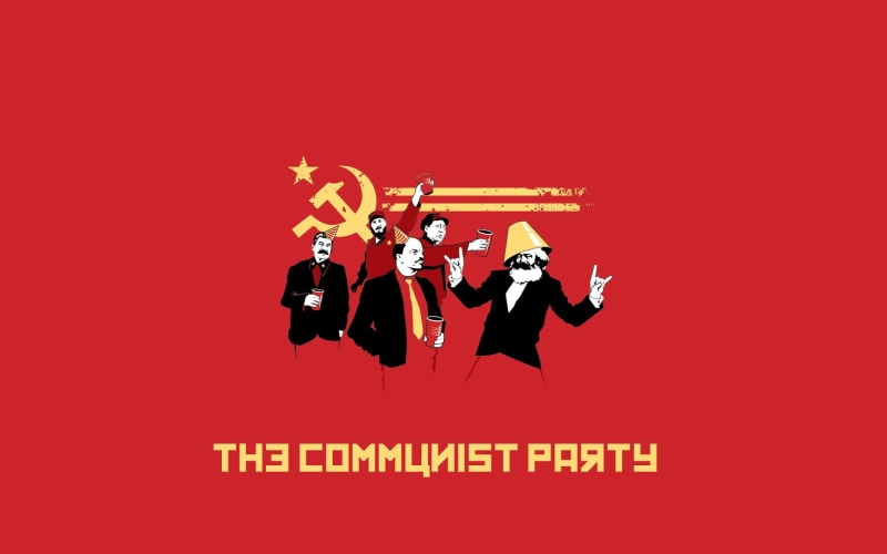 hammer, sickle, 720P, communist, party