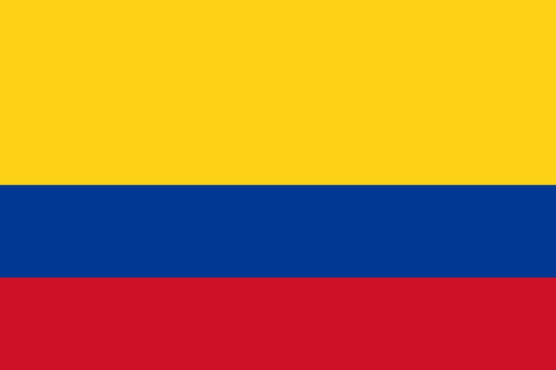 national Landmark, 720P, backgrounds, orange color, shape, blank, sign, flag, textured, multi colored, striped, blue, colombia, no people, vibrant color