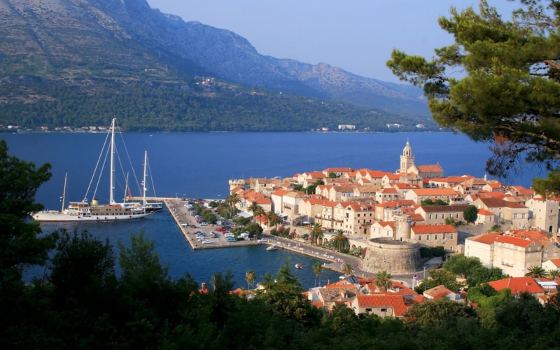 impressed, island, sea, adriatic, croatia, korcula, 1080P, world