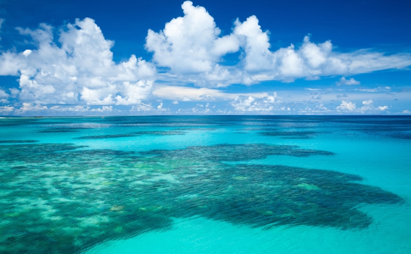 tranquil scene, Islands, Japan, scenics - nature, tranquility, Light, turquoise colored, sea, Summer, non-urban scene, clean, Earth, hateruma, Outdoor