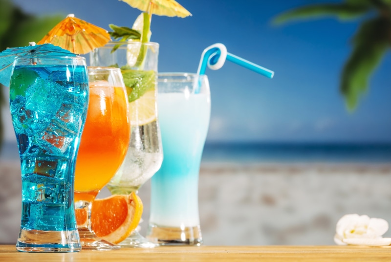 cocktail, vacation, ice, fresh, fruit, summer, 5K, drinks, stay, tropical, drink, beach