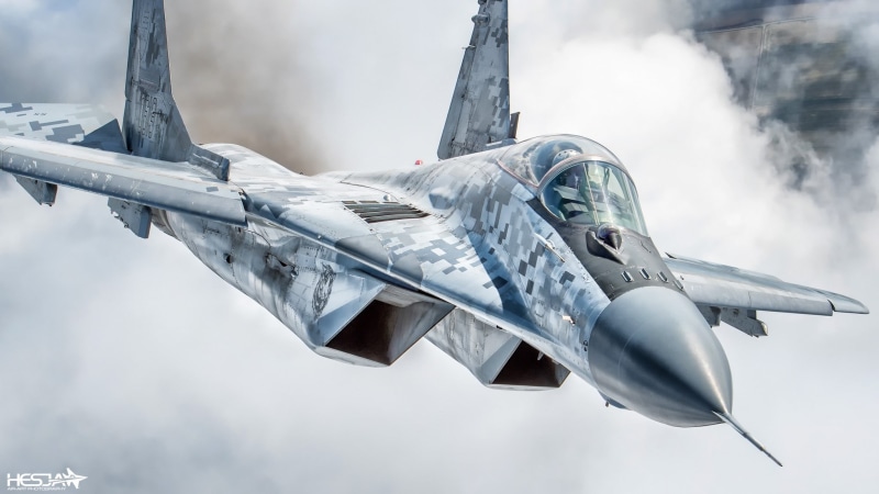The MiG-29, Cockpit, RL, 1080P, Of the air force of Slovakia, HESJA Air-Art Photography, Fighter, Pilot, Lantern