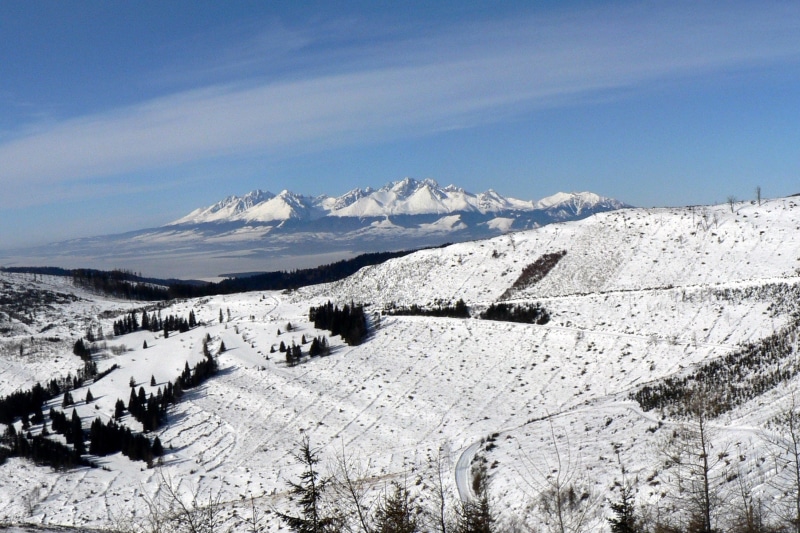 mountain range, country, beauty in nature, winter, covering, environment, tranquility, high tatras, cold temperature, nature, snow, day, snowcapped mountain