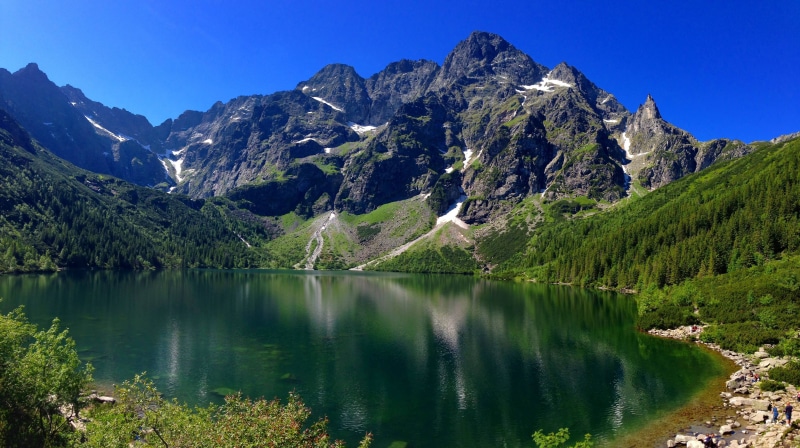 Poland, nature, blue, forest, photography, lake, 4K, landscape, Tatra Mountains, sky