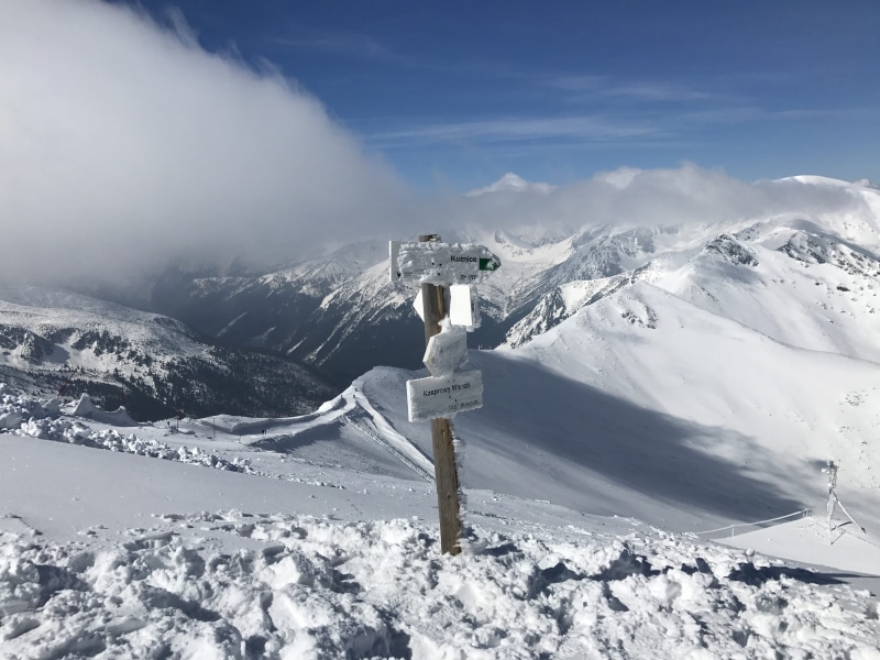 no people, winter, tranquil scene, Mountains, cross, cold temperature, sky, scenics - nature, mountain, non-urban scene, signpost, guidance, High Tatras